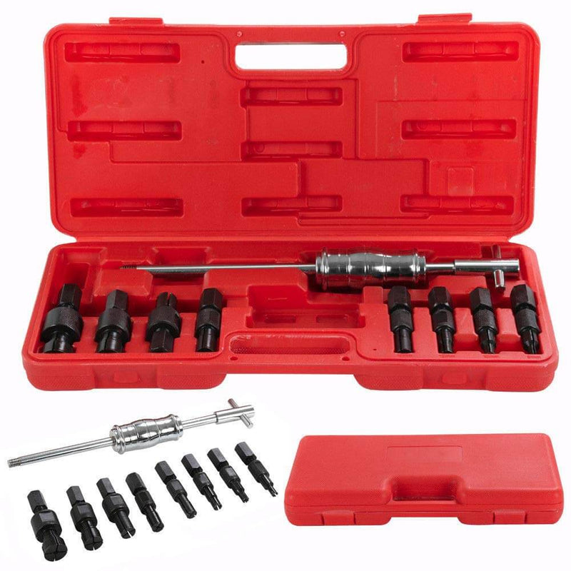 9pc Bearing Extractor Blind Hole Inner Puller Set