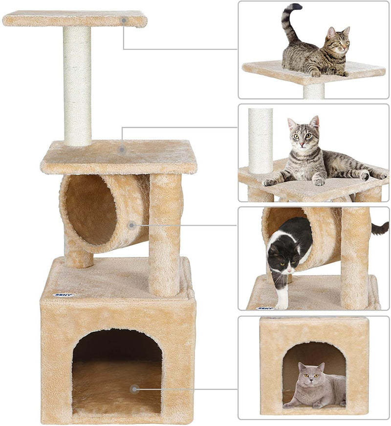 Cat Tree House 93cm