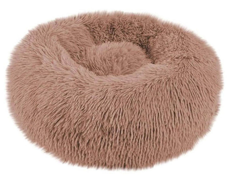 Plush Pet Bed Pet Sofa Pet Beds, Dog Round Cat Winter Warm Sleeping Bag Long Plush Soft Pet