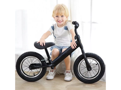 Kids Balance Bike Ride On Bicycle Black - The Shopsite