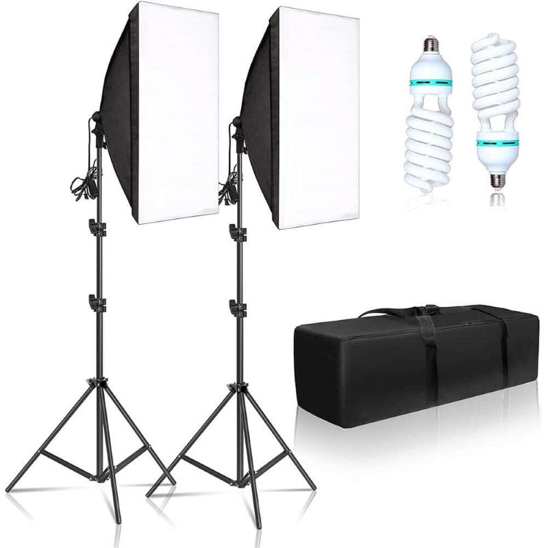 Softbox Lighting Kit Professional Photography Light Studio Kits - The Shopsite
