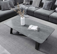 Coffee Table Marble Texture Modern Stone - The Shopsite