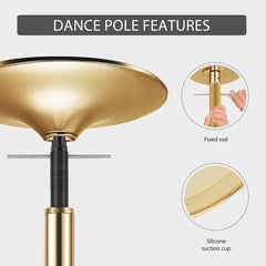 Portable Rotating Dance Pole For Home Fitness - The Shopsite