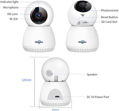 Wireless Security Camera 3Mp Home Camera Baby Monitor WiFi Camera - The Shopsite