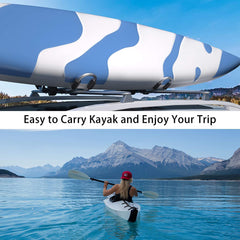Kayak Roof Rack 4-in-1 for Kayak, Surfboard, Canoe and Ski Board - The Shopsite