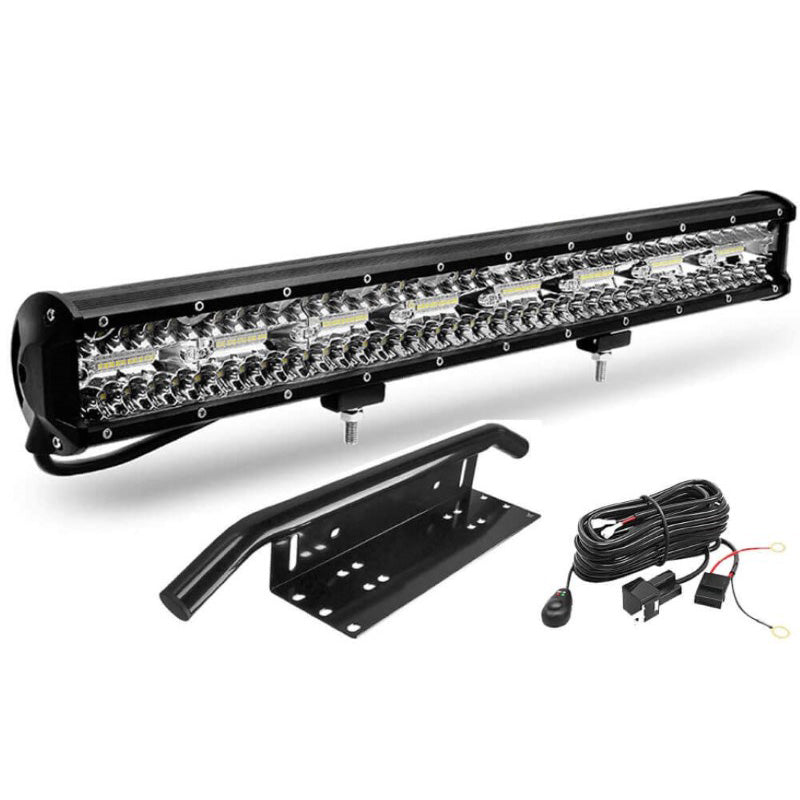 Led Light Bar 620W 43400Lm Tri-Rows Spot Flood Combo Led Lights - The Shopsite