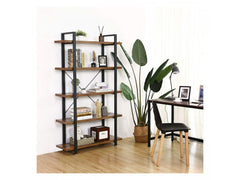Vasagle Wooden 5-Tier Ladder Shelf Rack Bookcase Bookshelf