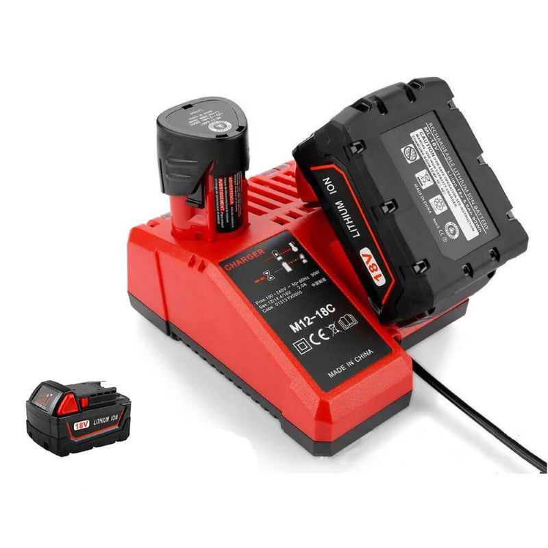 Milwaukee M18 Battery Charger with battery - The Shopsite
