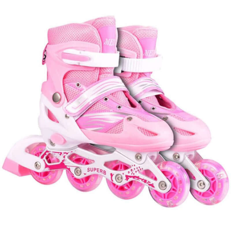 Girl Inline Roller Skate -Wheels Pink - The Shopsite