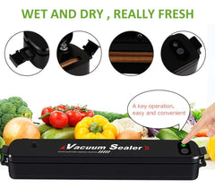 Food Vacuum Sealer with 15 Bags - The Shopsite