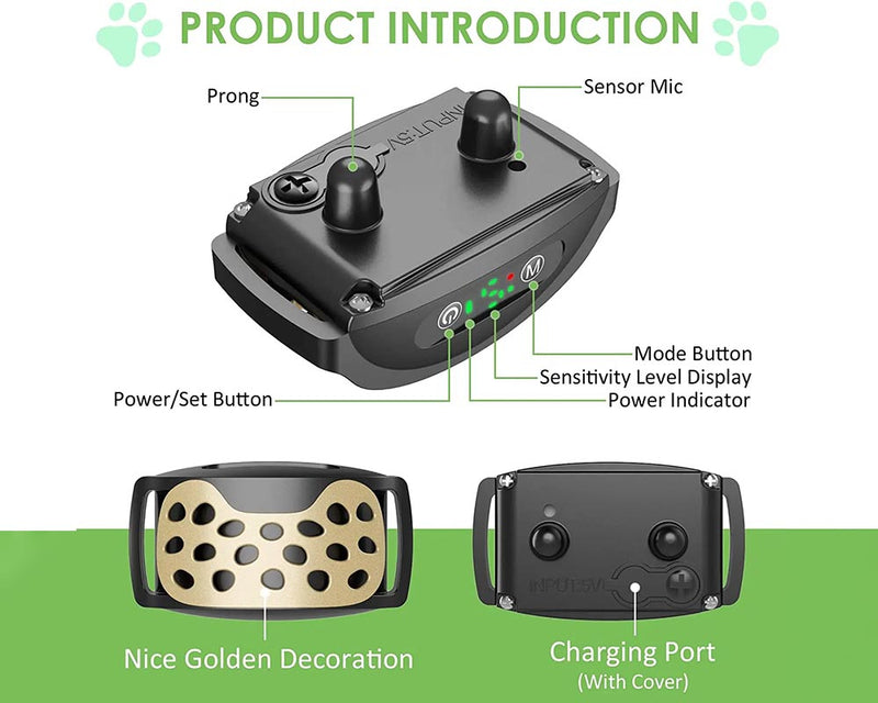 No-Bark Dog Training Collar