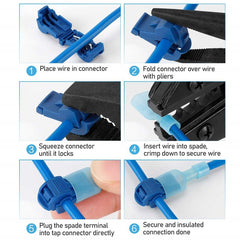 240Pc Waterproof Auto Car Electrical Wire Connector Terminal Plug Set