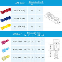 240Pc Waterproof Auto Car Electrical Wire Connector Terminal Plug Set