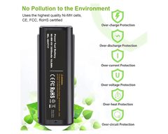 Paslode Battery 2200mAh Replacement 2PCS