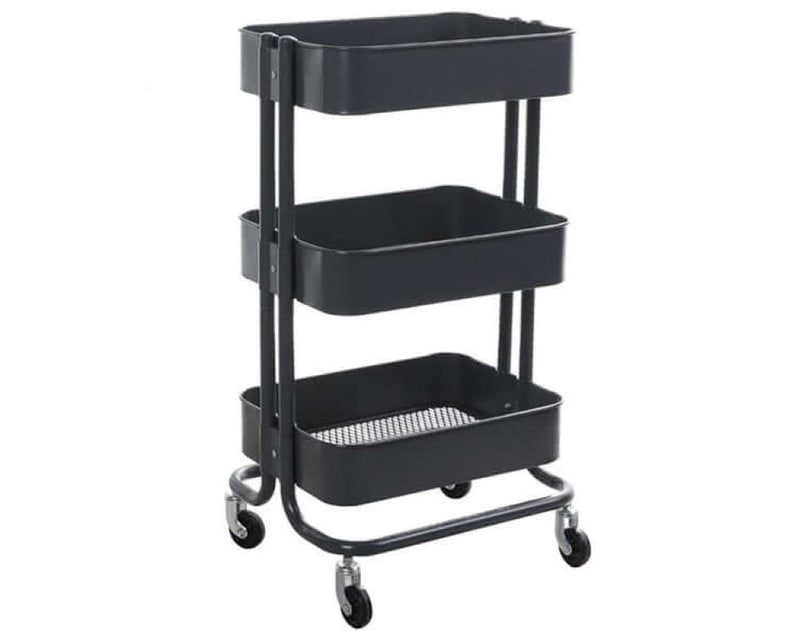 3 Tier Trolley Basket Kitchen Trolley