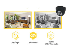 Indoor/Outdoor CCTV Dome Security Camera System