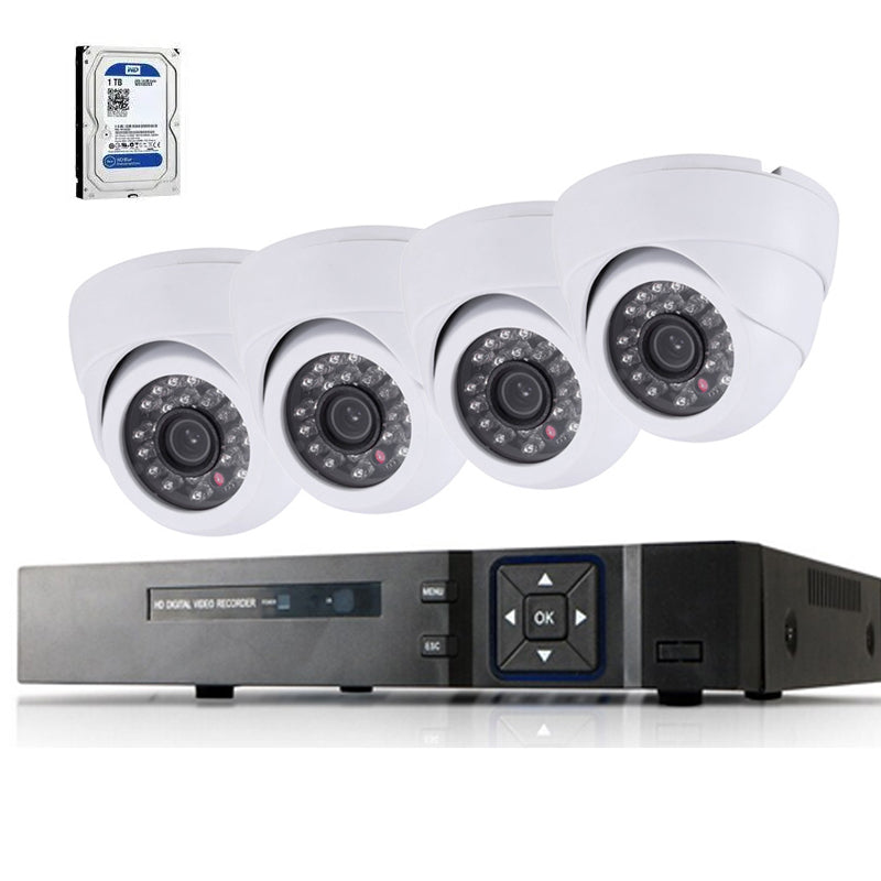 Indoor/Outdoor CCTV Dome Security Camera System