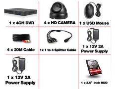 Security Camera System 1080P with HARDDRIVE