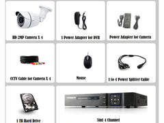 Security Camera System 2MP