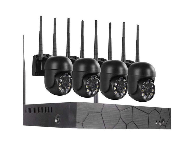 1080P 3MP PTZ Wireless Security Camera System
