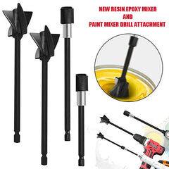 4 PCs Paint Mixer Drill Attachment Resin Mixer