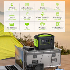 Portable Generator Charging Power Station Bank