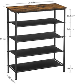 VASAGLE Shoe Rack Organiser Shoe Rack