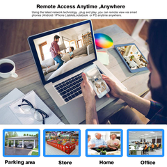 1MP 8 Channel DVR Security Camera System