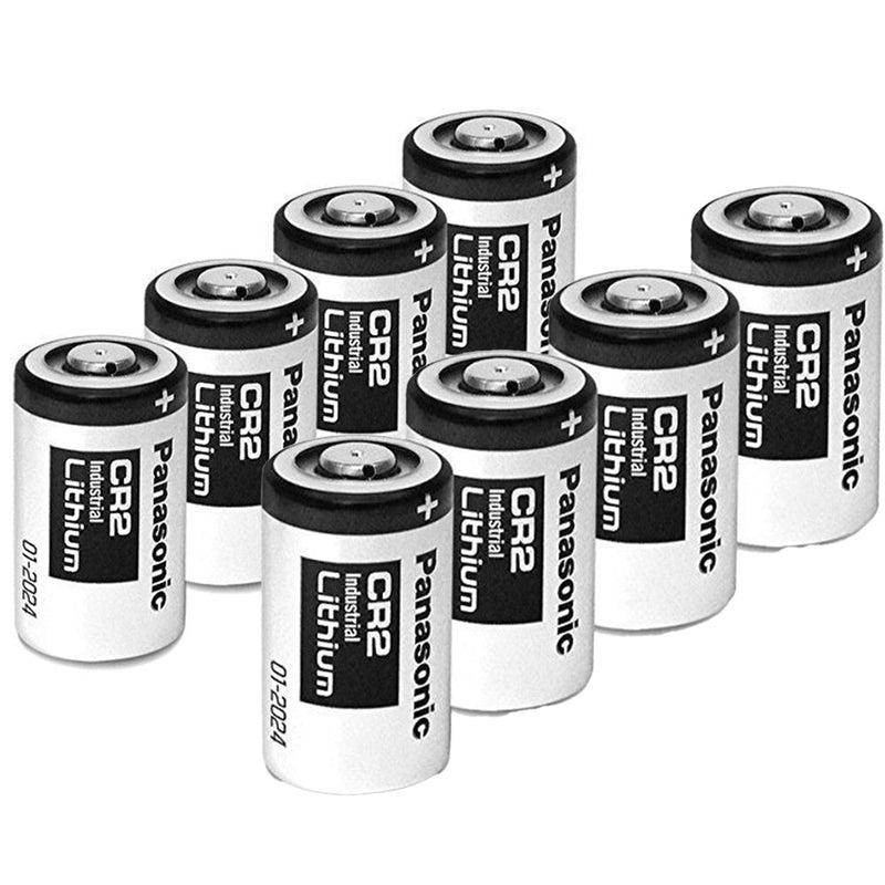 Panasonic CR2 Batteries - 8Pcs