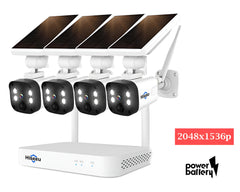 Solar panel for camera