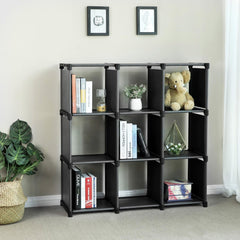 9 Cube Modular Storage Shelves Bookshelf