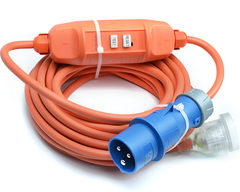 Caravan Lead Camping Lead 16A to 10A RCD Lead Cable 10M