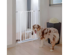 Safety gate pet access small door