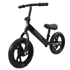 Kids Balance Bike Ride On Bicycle Black