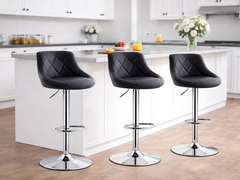 3PCS Adjustable Swivel Bar Stools