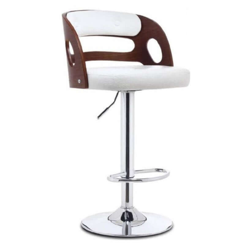 Barstools Retro Chair Footrest With Pu Seat