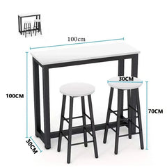 Bar Table Set with Bar Stools