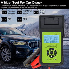 Car Battery Tester with Printer