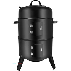 3 in 1 charcoal smoker grill