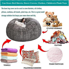 Bean Bag Cover Sofa Cushion Bed