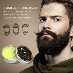 Beard Grooming Kit Oil Balm Brush