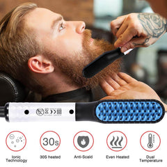 Beard Straightener Heated Comb