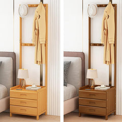 Bamboo Clothes Rack Stand