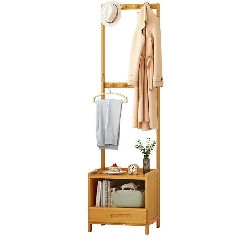 Bamboo Clothes Rack Stand