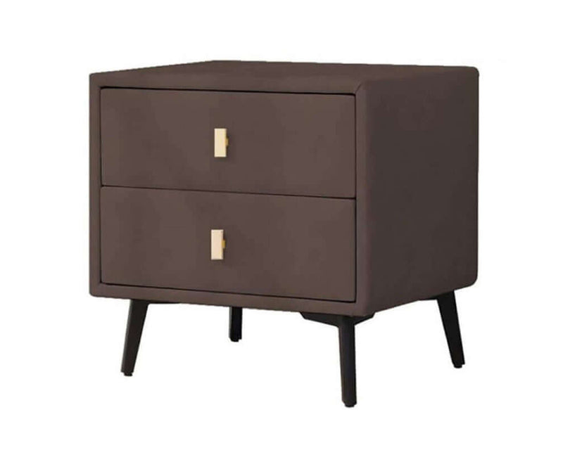 Bedside Table Nordic Modern Wooden 2 Drawer