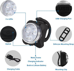 Rechargeable LED Bike Light Sets