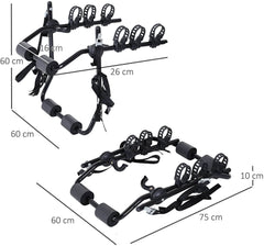 3 Bike Carrier Bicycle Rack Support with Fix Bike Rack Strap