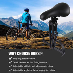Kids Bike Seat and Handlebar Pack (2-5 years) Mounted Bicycle Saddle Seat child’s  Seat child Bike Seat