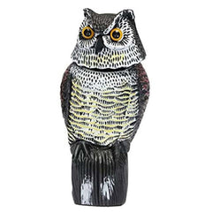 realistic owl bird scarer