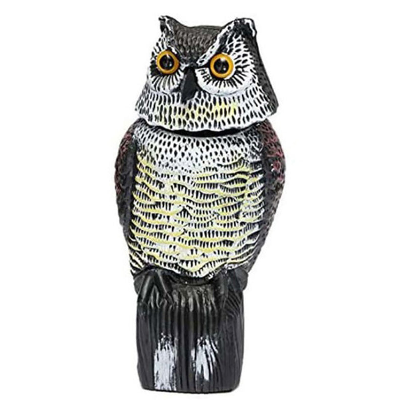 realistic owl bird scarer